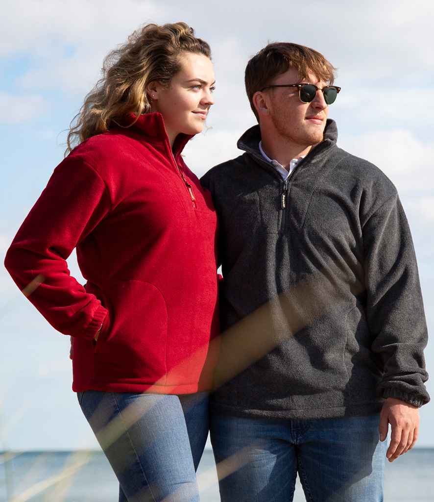 Result Polartherm™ Zip Neck Fleece | Red - Lancashire Teamwear