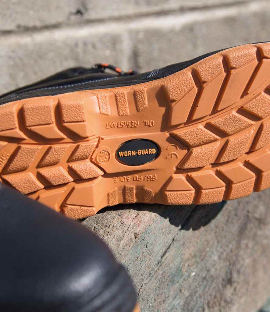 Result Work-Guard Defence S1P SRA Safety Boots | Black/Orange Footwear - Lancashire Teamwear