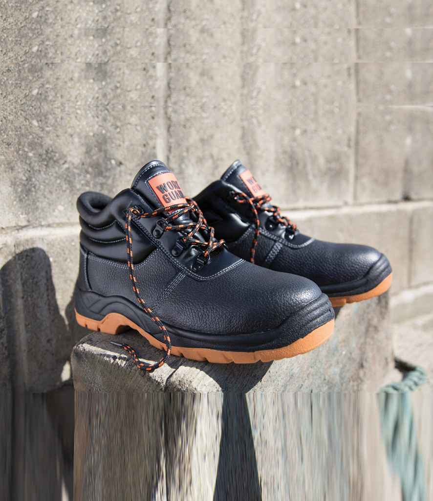 Result Work-Guard Defence S1P SRA Safety Boots | Black/Orange Footwear - Lancashire Teamwear
