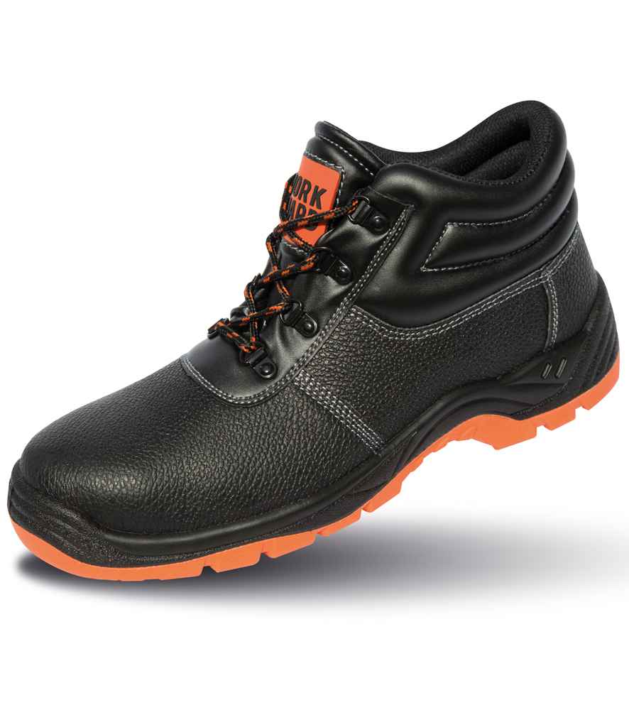 Result Work-Guard Defence S1P SRA Safety Boots | Black/Orange Footwear - Lancashire Teamwear