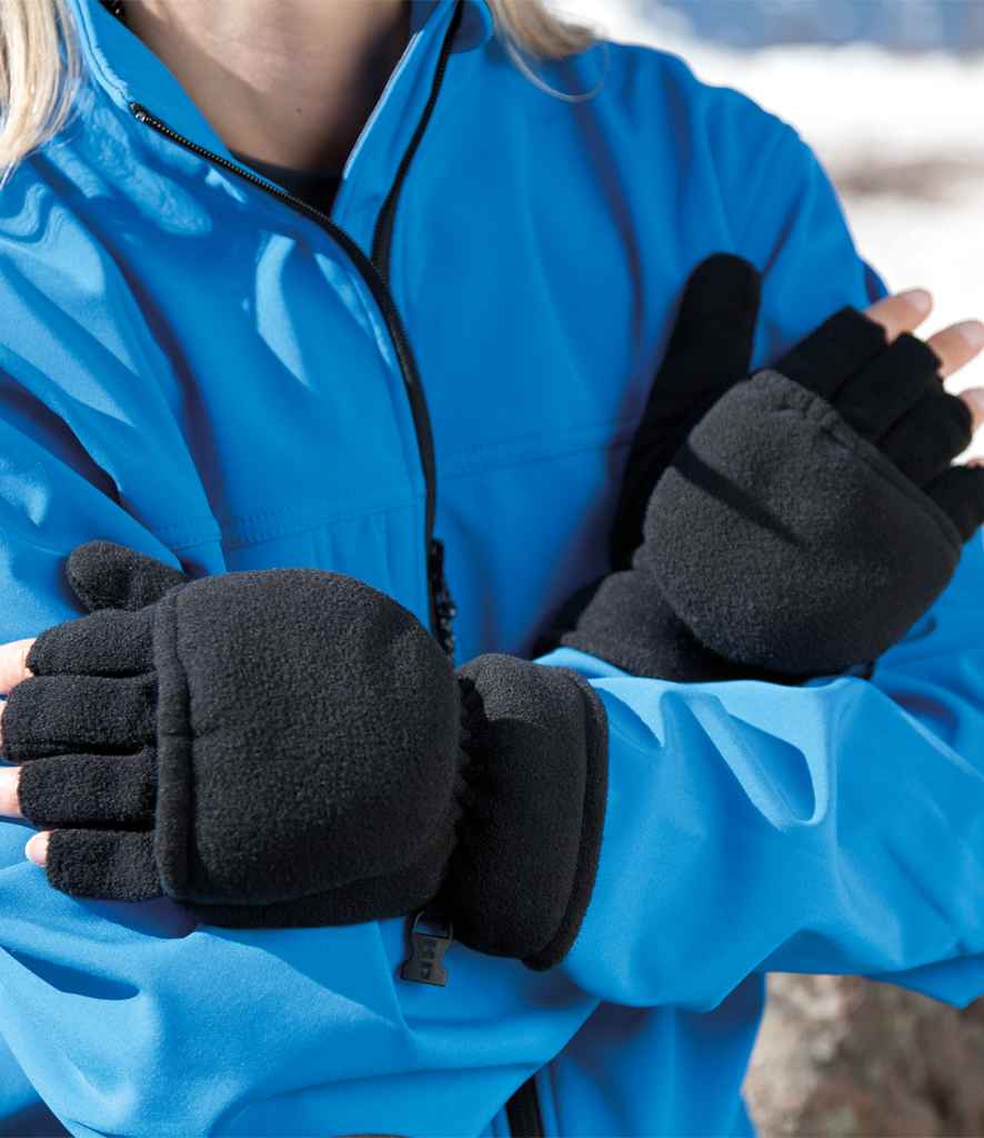 Result Palmgrip Glove-Mitt | Black - Result Winter Essentials Gloves - Lancashire Teamwear