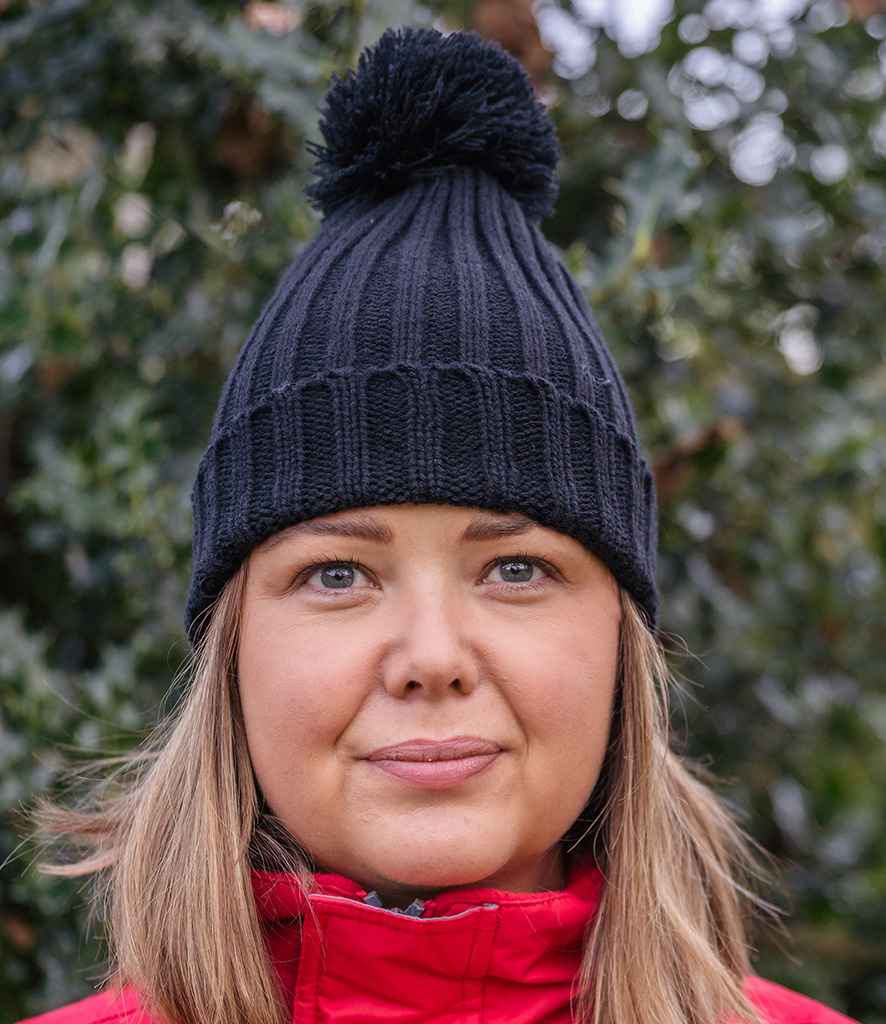 Result HDi Quest Knitted Hat | Black - Result Winter Essentials Headwear - Lancashire Teamwear