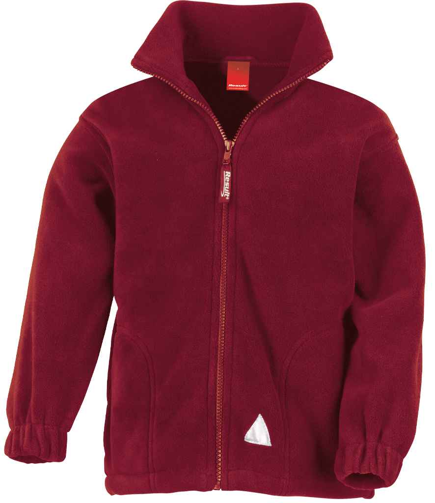 Result Kids/Youths Polartherm™ Fleece Jacket Burgundy