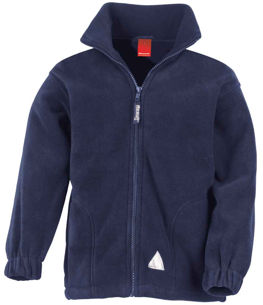 Result Kids/Youths Polartherm™ Fleece Jacket | Navy - Lancashire Teamwear