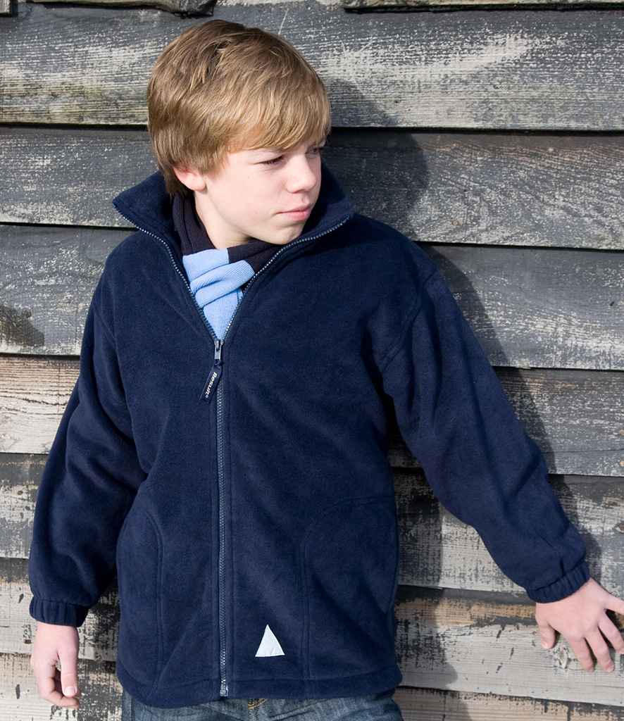 Result Kids/Youths Polartherm™ Fleece Jacket | Navy - Lancashire Teamwear