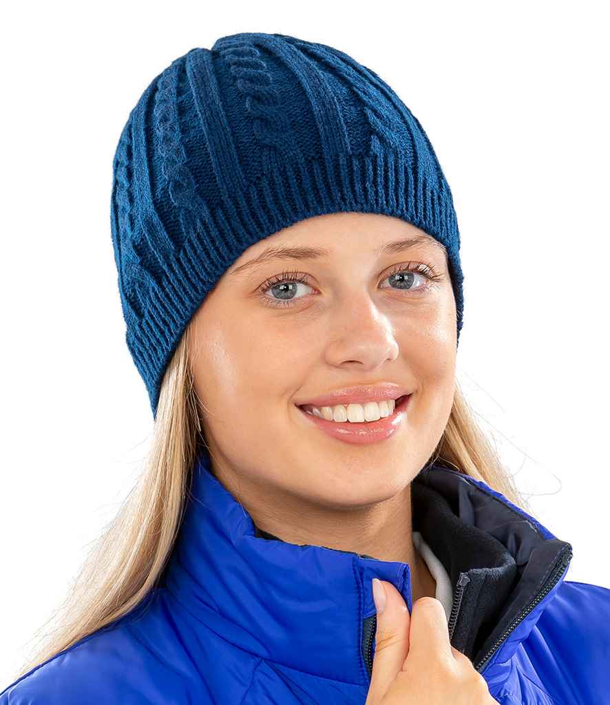 Result Mariner Knitted Hat | Navy - Result Winter Essentials Headwear - Lancashire Teamwear