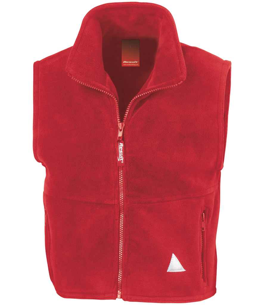 Result Kids/Youths Polartherm™ Fleece Bodywarmer Red