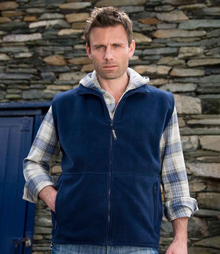 Result Polartherm™ Fleece Bodywarmer | Navy Gilet - Lancashire Teamwear