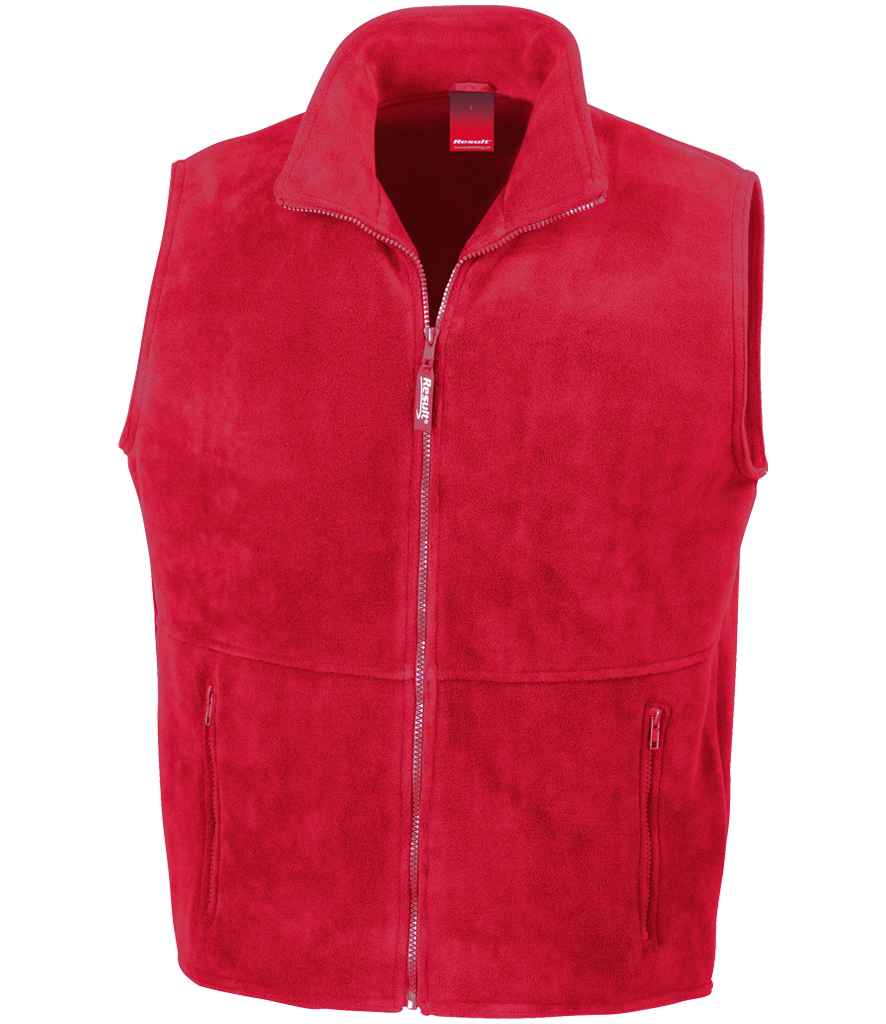 Result Polartherm™ Fleece Bodywarmer | Red Gilet - Lancashire Teamwear