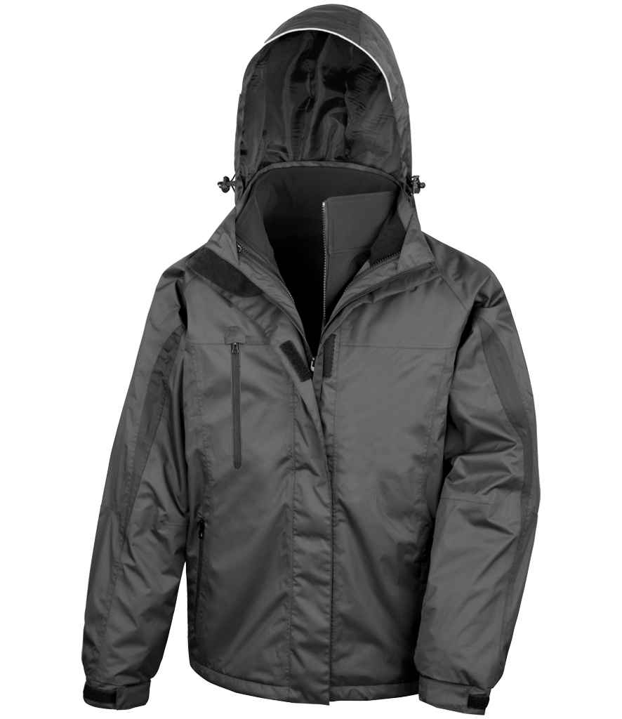 Result Journey 3-in-1 Jacket with Soft Shell Inner Black/Black