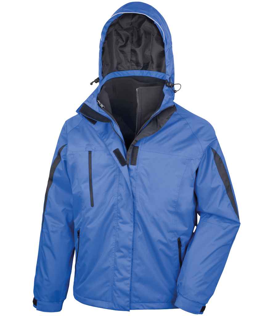 Result Journey 3-in-1 Jacket with Soft Shell Inner | Royal Blue/Black - Lancashire Teamwear