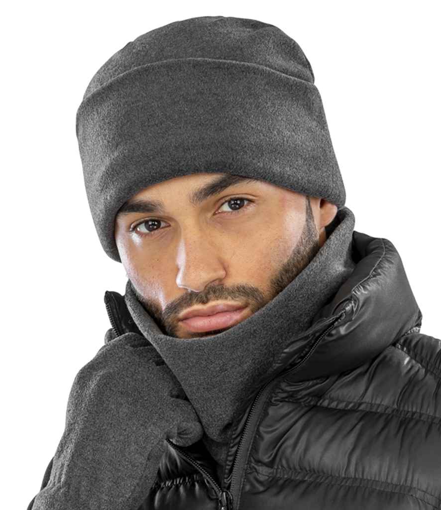 Result Polartherm™ Accessory Set | Charcoal Grey - Result Winter Essentials Headwear - Lancashire Teamwear