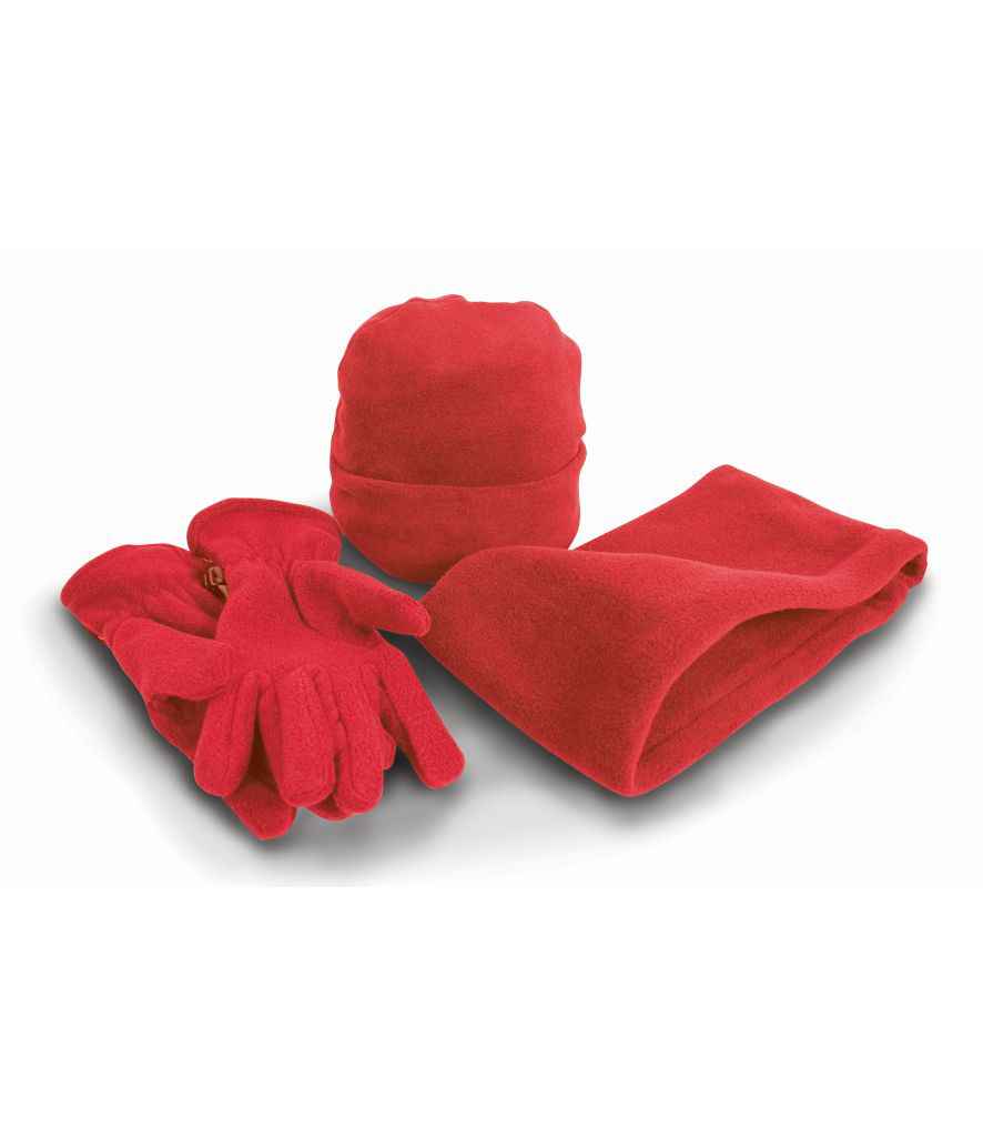 Result Polartherm™ Accessory Set | Red - Result Winter Essentials Headwear - Lancashire Teamwear