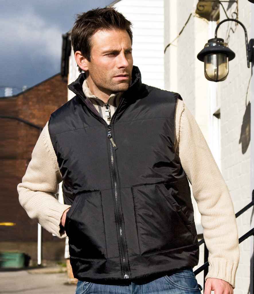 Result Fleece Lined Bodywarmer | Black Gilet - Lancashire Teamwear