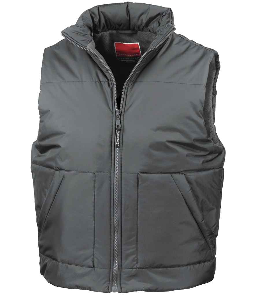Result Fleece Lined Bodywarmer Dark Grey