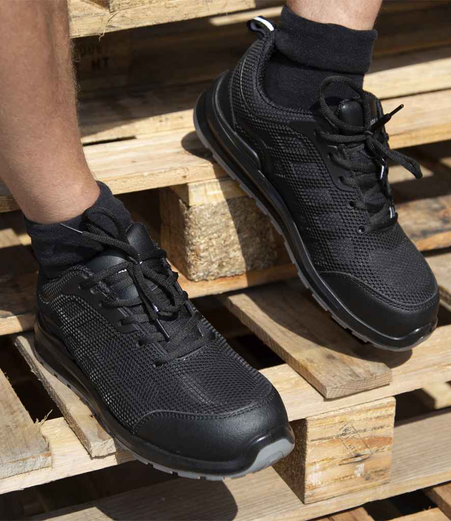 Result Work-Guard All Black Safety Trainers | Black Footwear - Lancashire Teamwear