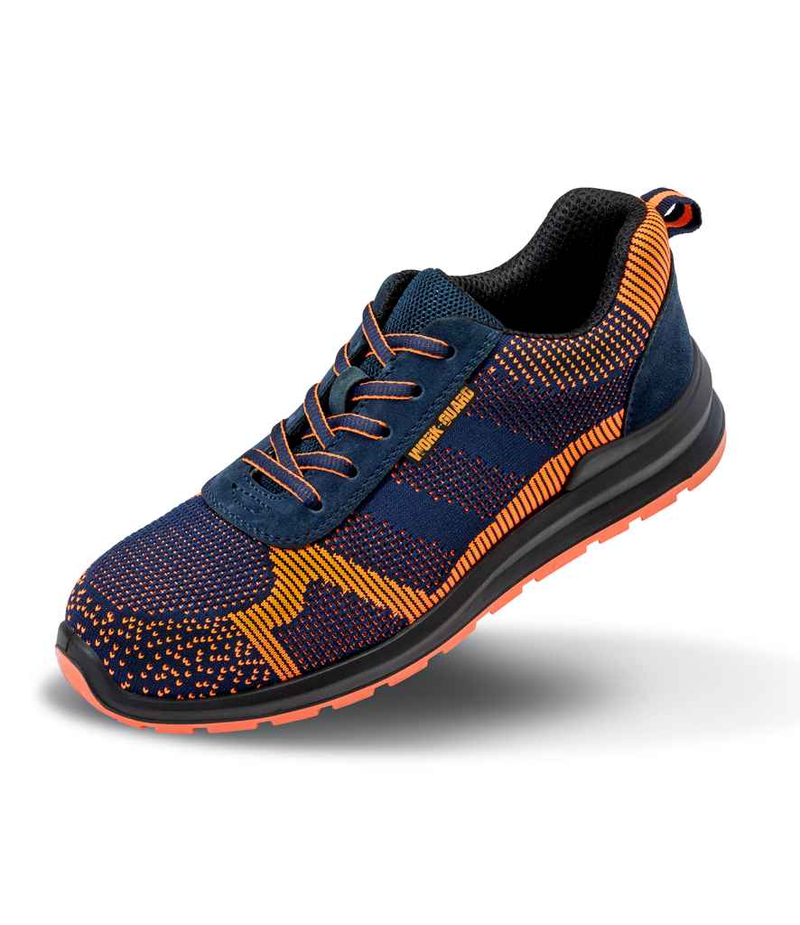 Result Work-Guard Hardy SRA SB Safety Trainers | Navy/Orange Footwear - Lancashire Teamwear