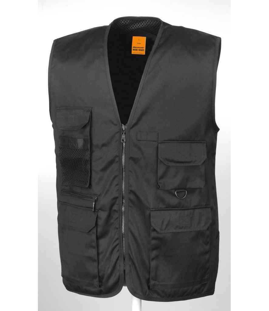 Result Work-Guard Safari Waistcoat Black