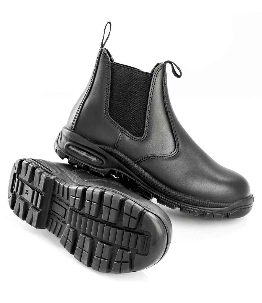 Result Work-Guard Kane Safety Dealer Boots | Black Footwear - Lancashire Teamwear