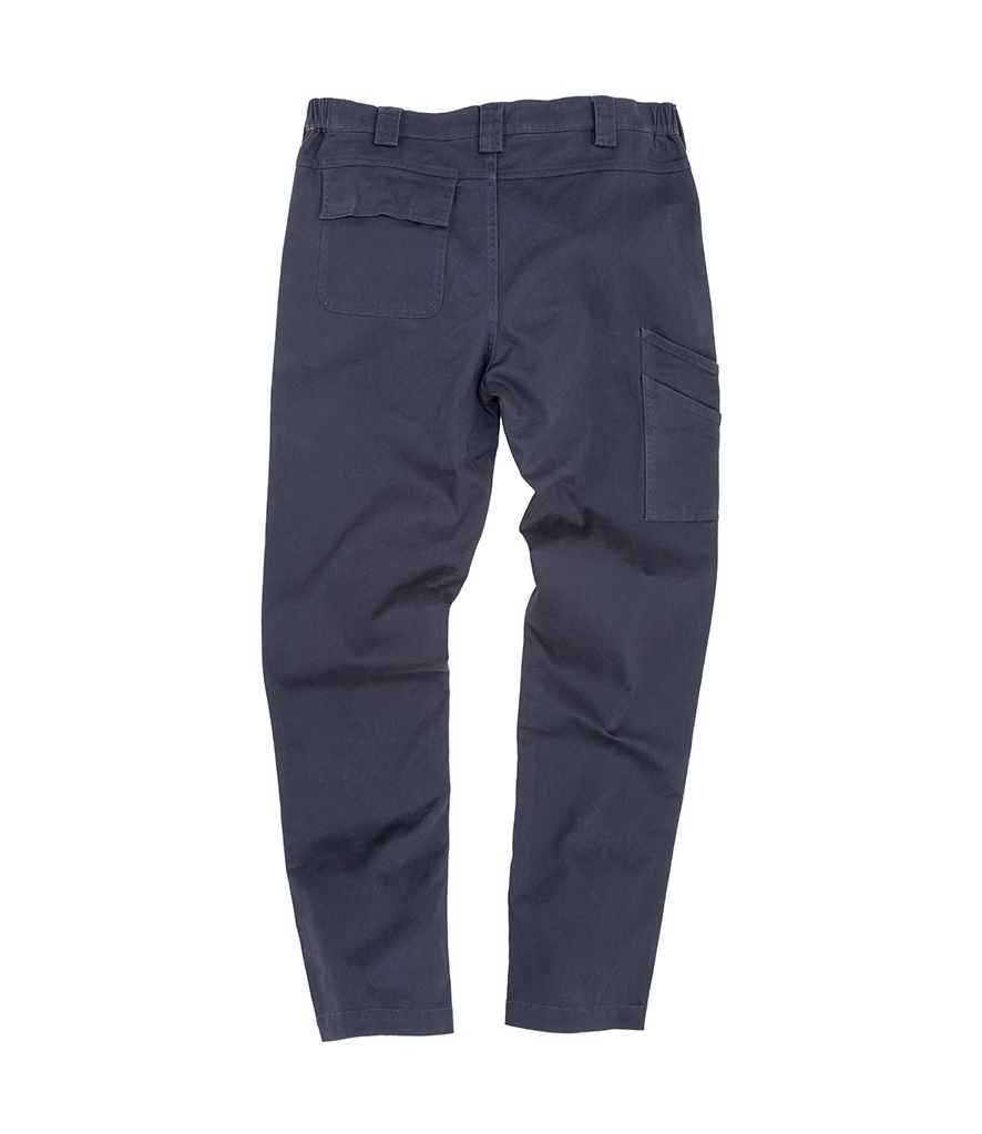 Result Work-Guard Super Stretch Slim Chino Trousers | Navy - Lancashire Teamwear