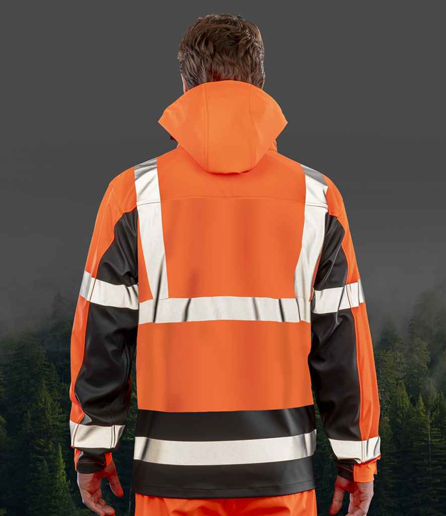 Result Recycled Heavy Duty Prism PU Safe and Dry Jacket | Fluorescent Orange/Black - Result Genuine Recycled - Lancashire ...