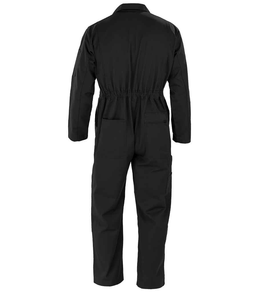 Result Genuine Recycled Action Overalls | Black Coverall - Lancashire Teamwear
