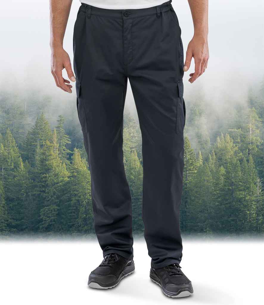 Result Recycled Work-Guard Utility Trousers | Navy - Result Genuine Recycled - Lancashire Teamwear