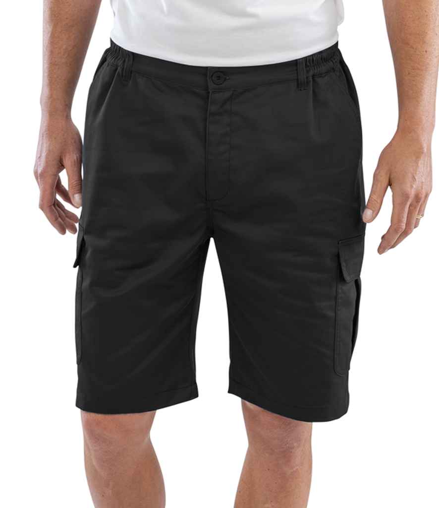 Result Recycled Work-Guard Utility Shorts | Black - Result Genuine Recycled - Lancashire Teamwear