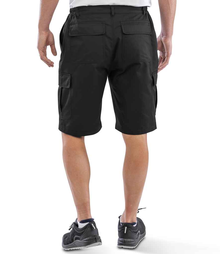 Result Recycled Work-Guard Utility Shorts | Black - Result Genuine Recycled - Lancashire Teamwear