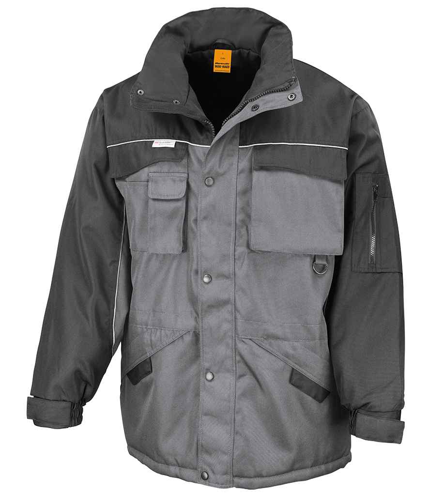 Result Work-Guard Heavy Duty Combo Coat Grey/Black