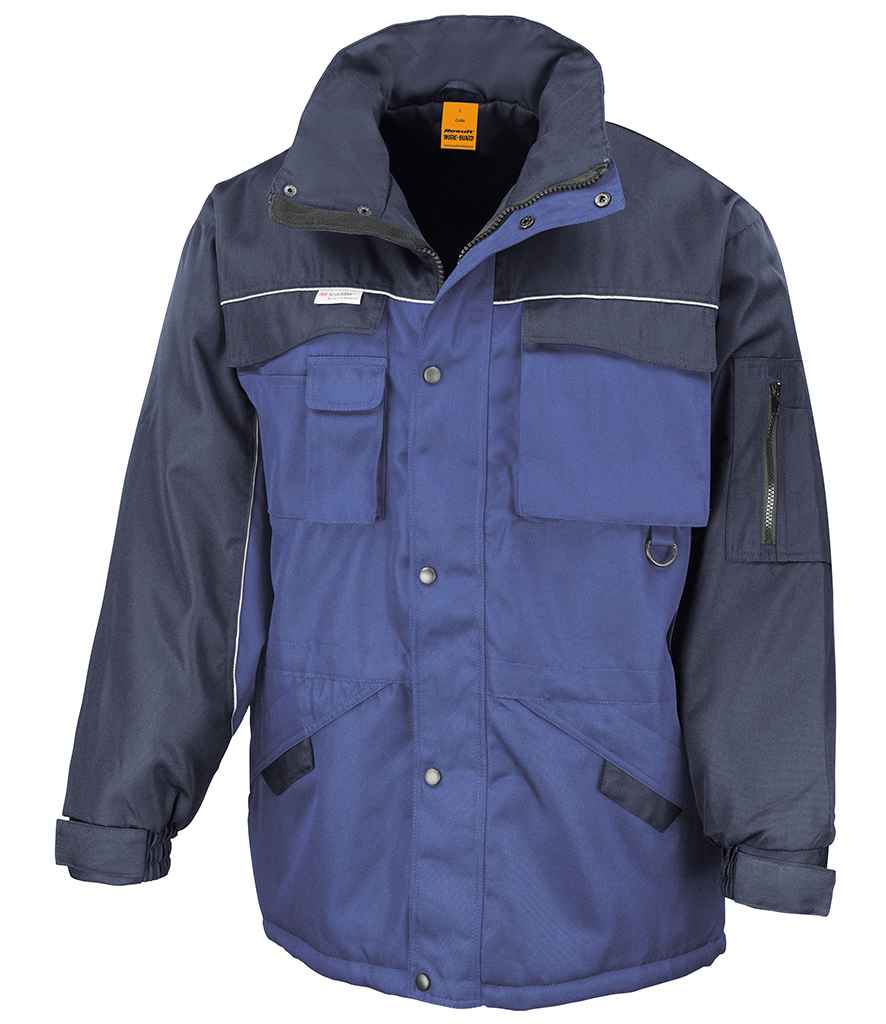 Result Work-Guard Heavy Duty Combo Coat Royal Blue/Navy