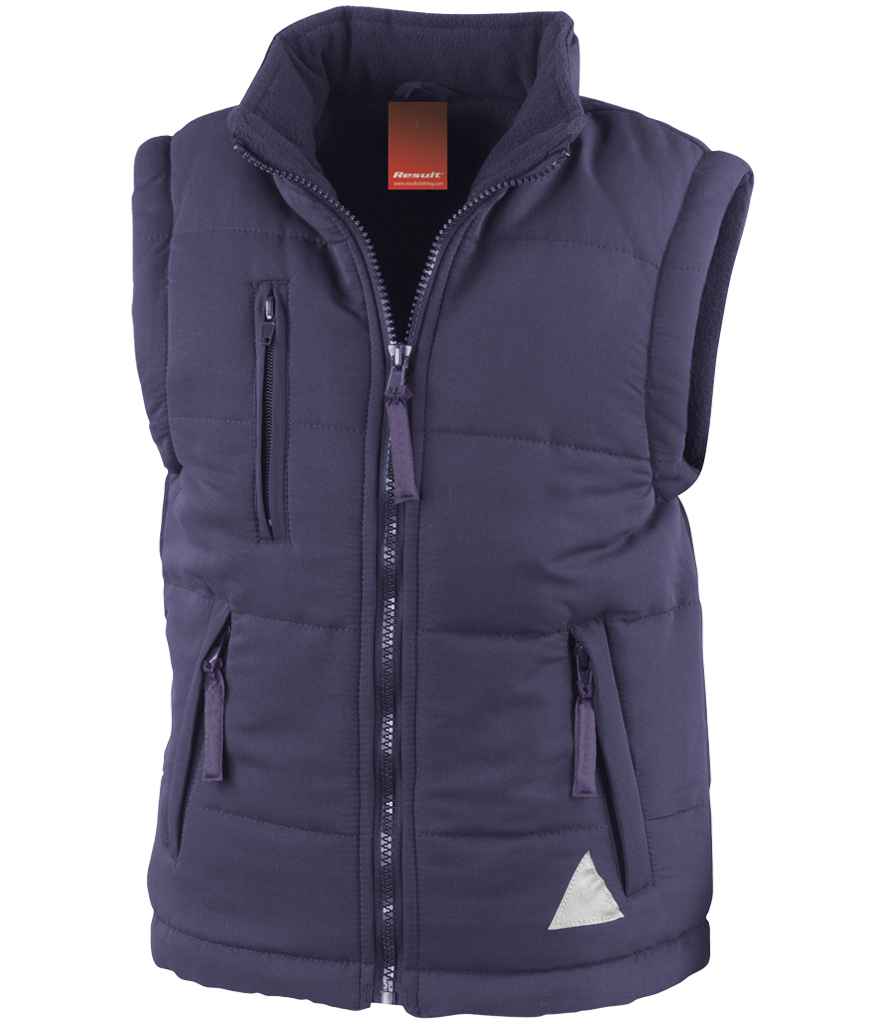 Result Kids Ultra Padded Bodywarmer Navy