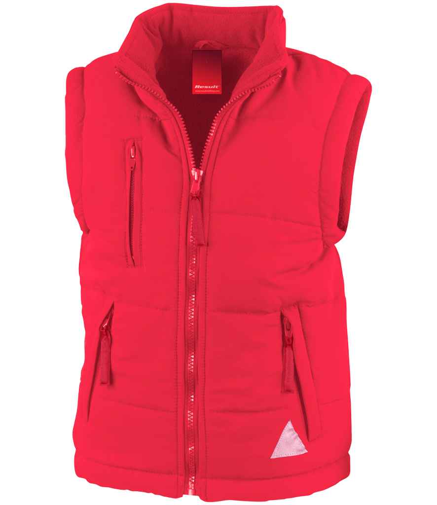 Result Kids Ultra Padded Bodywarmer Red
