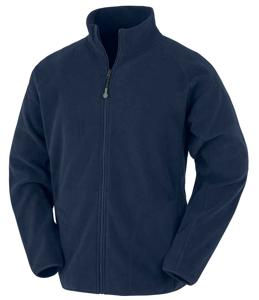 Result Genuine Recycled Micro Fleece Jacket Navy
