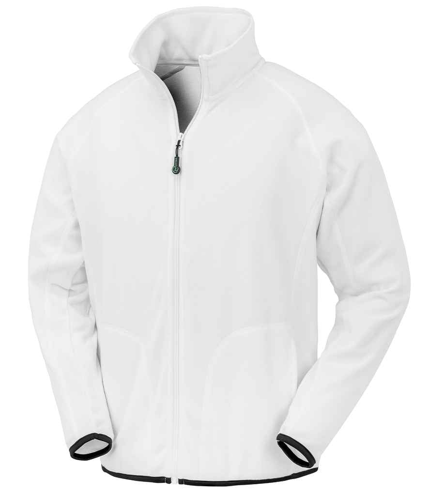 Result Genuine Recycled Micro Fleece Jacket White