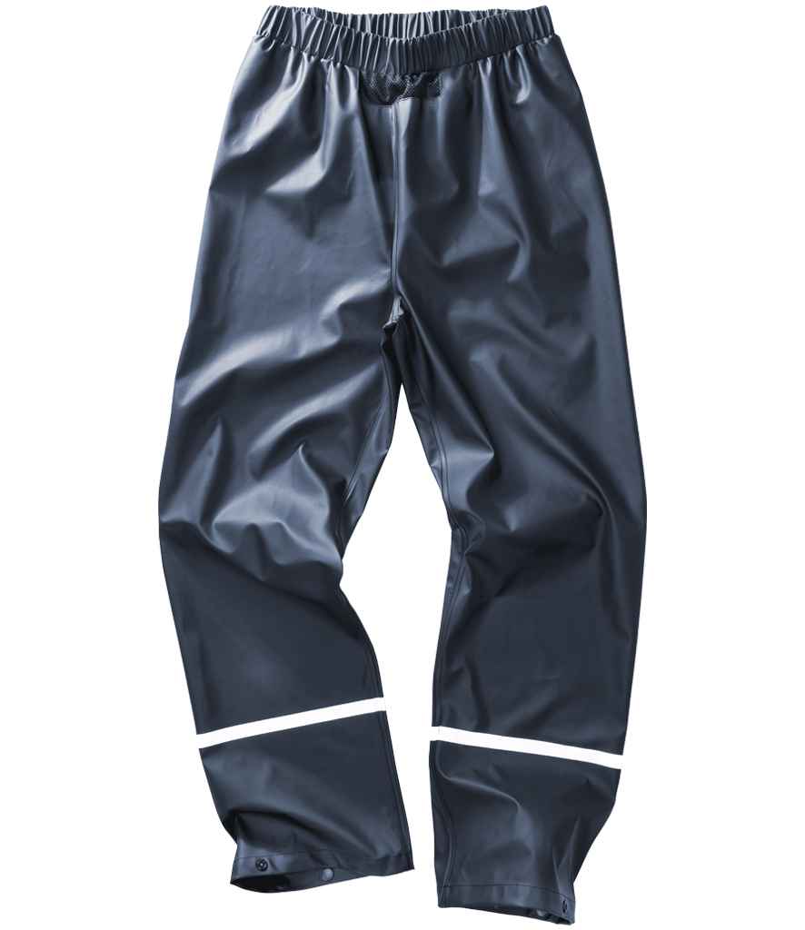 Result Recycled Prism PU Waterproof Trousers Navy