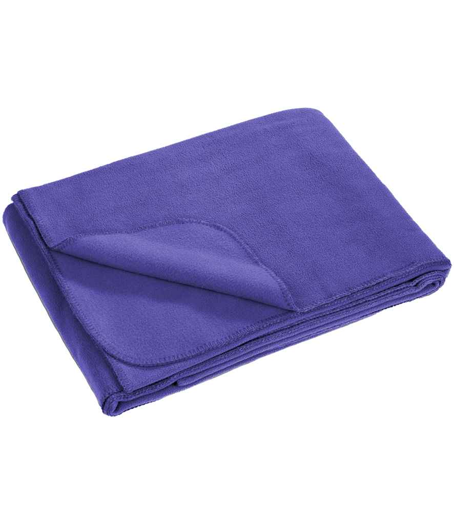 Result Genuine Recycled Polarthermic Fleece Blanket Purple