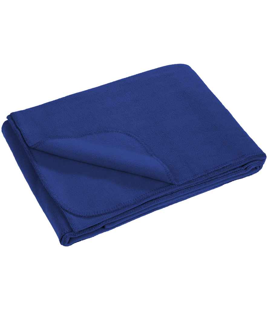 Result Genuine Recycled Polarthermic Fleece Blanket Royal Blue