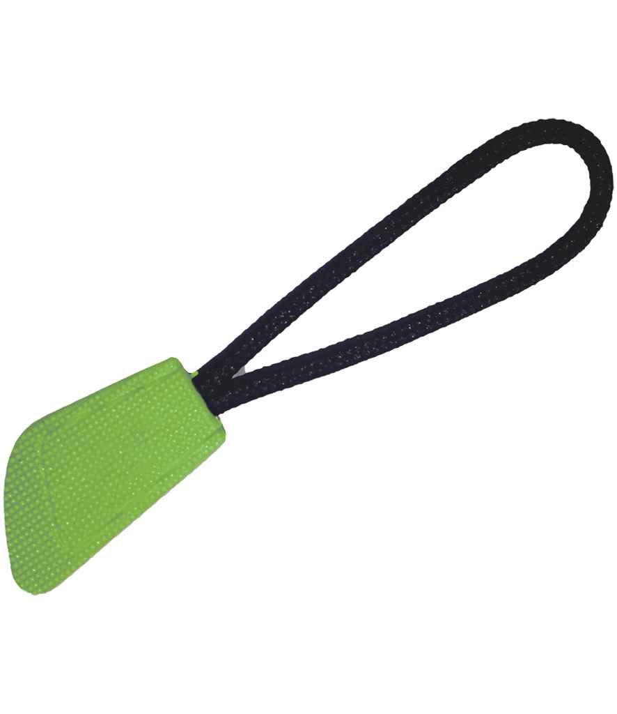 Result Interchangeable Zip Pulls Lime Green