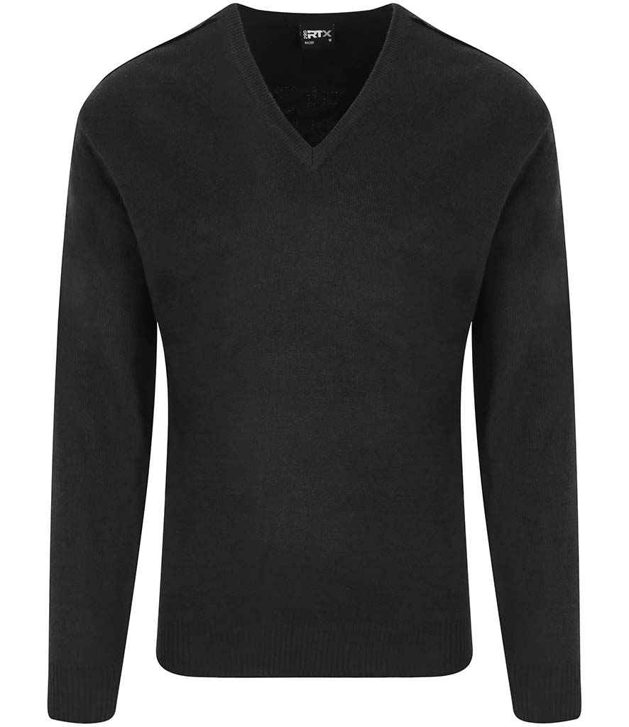 Pro RTX Pro Acrylic V Neck Sweater Black
