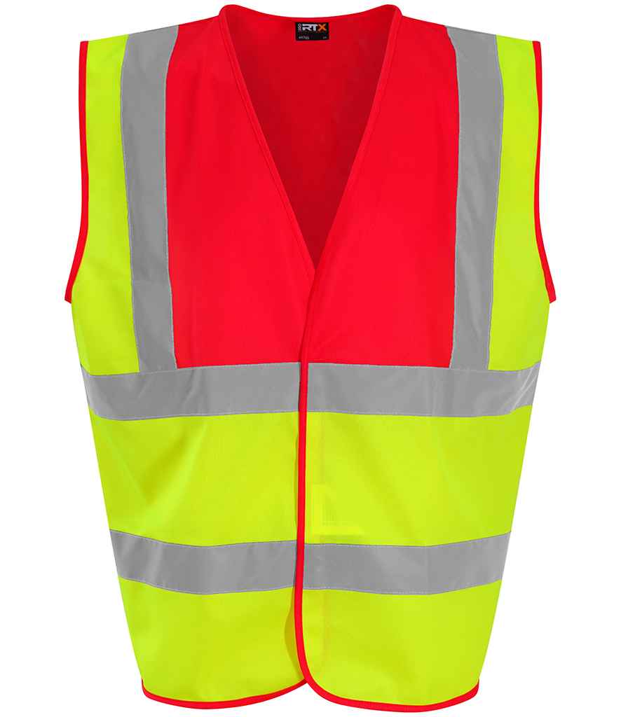 Pro RTX High Visibility Waistcoat | Yellow/Red Yellow/Red