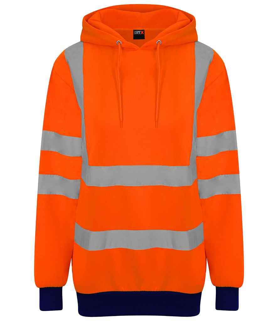 Pro RTX High Visibility Two Tone Hoodie Orange/Navy