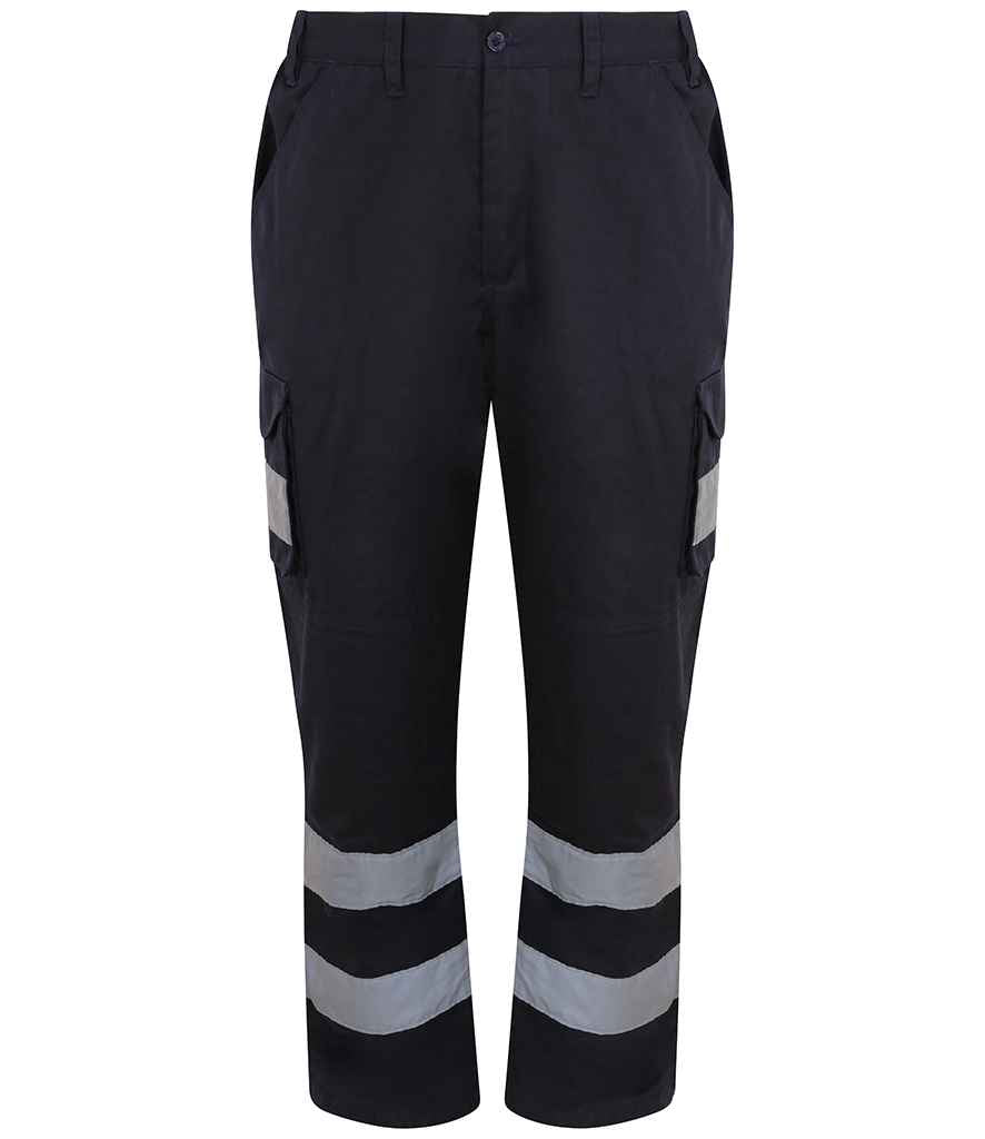Pro RTX High Visibility Cargo Trousers Navy