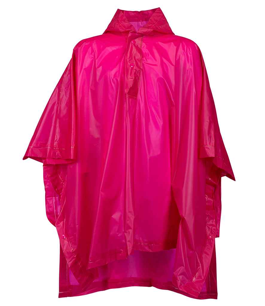 Splashmacs Rain Poncho Fuchsia