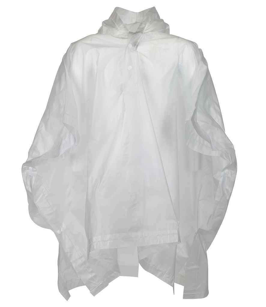 Splashmacs Kids Rain Poncho Clear