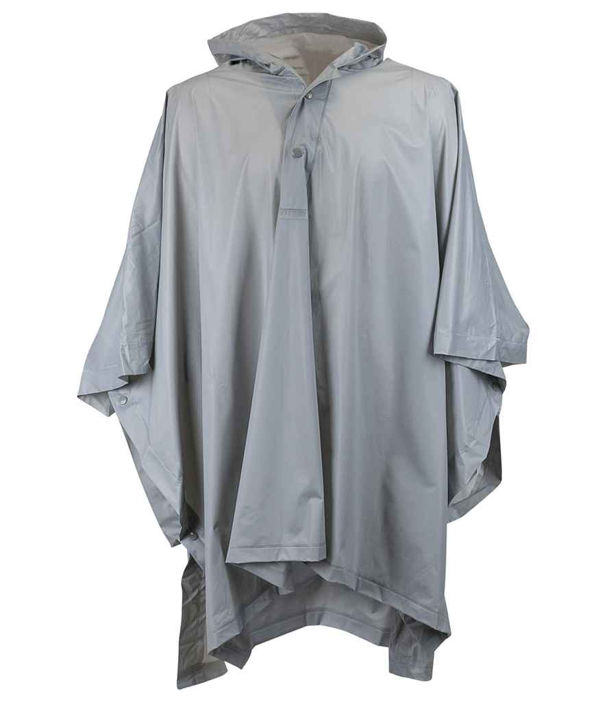 Splashmacs Kids Rain Poncho Silver