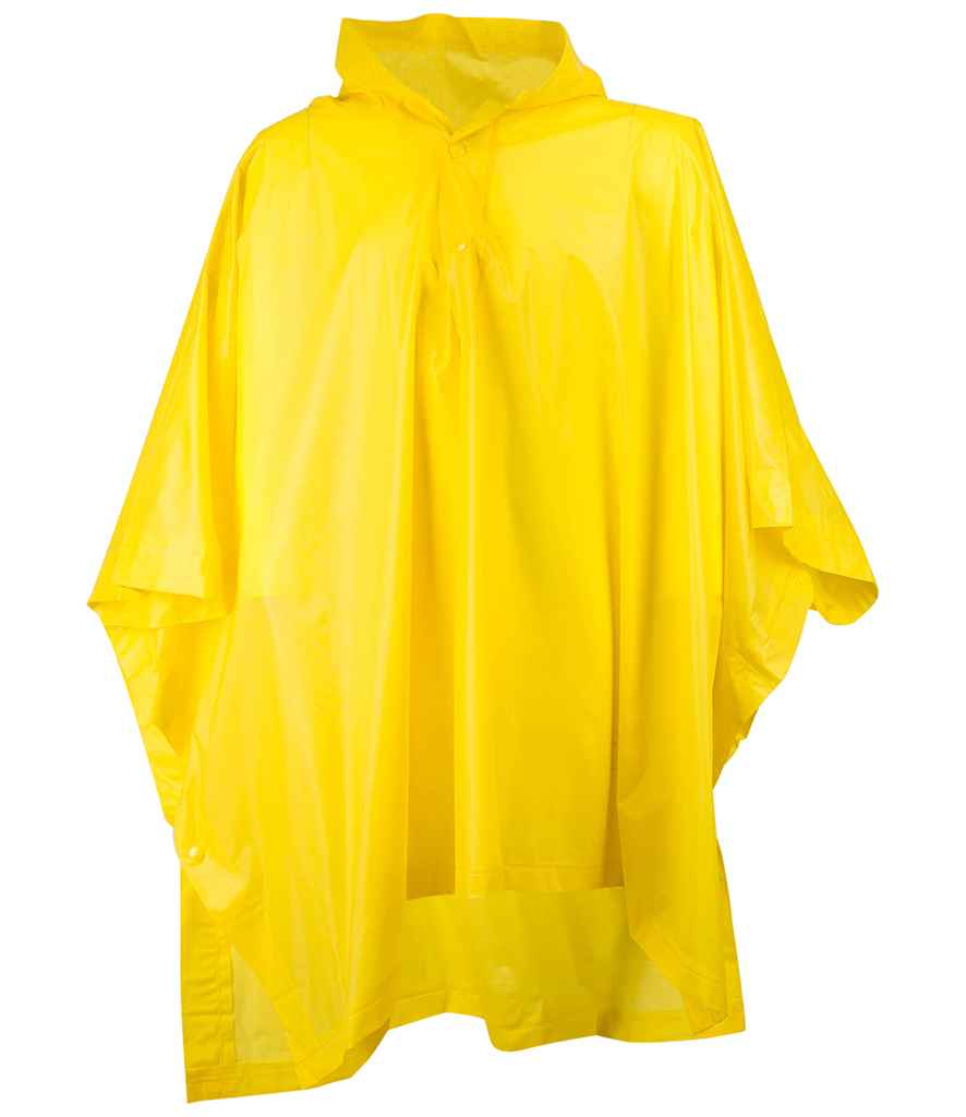 Splashmacs Kids Rain Poncho Yellow