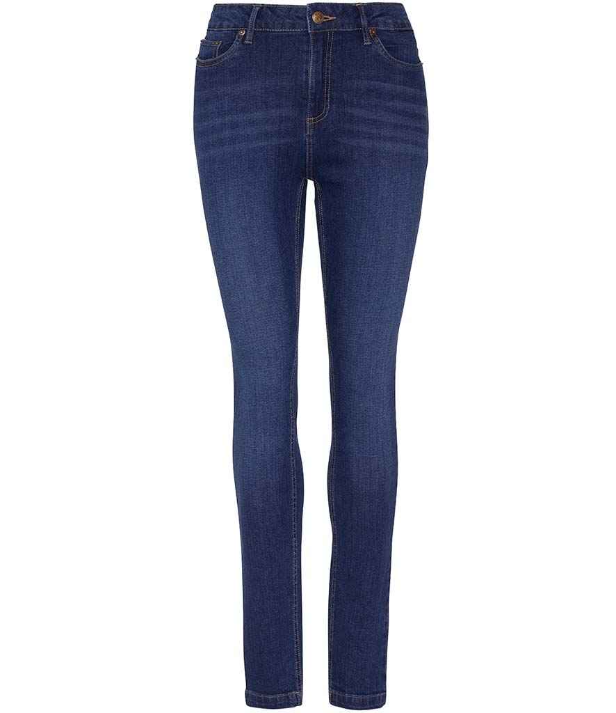 So Denim Ladies Lara Skinny Jeans Dark Blue Wash