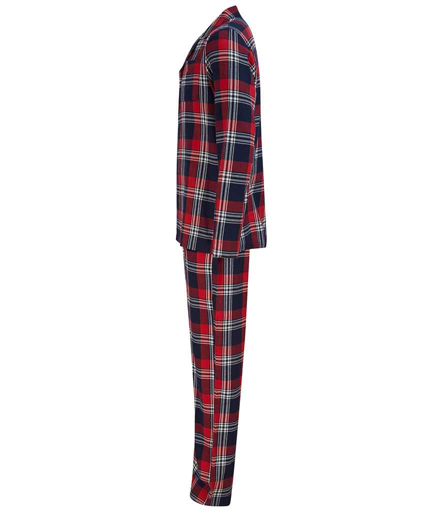 SF Clothing Tartan Lounge Set | Red/Navy Pyjamas - Lancashire Teamwear