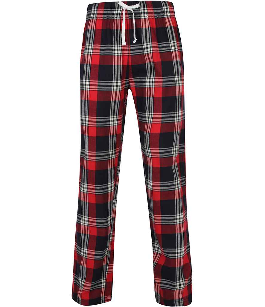 SF Clothing Tartan Lounge Pants Red/Navy
